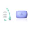Billie Razors for Women Shave Kit  Razor + 4 x 5-Blade Razor Refills + Magnetic Holder  Minty & Body Buffer - Pre-shave Exfoliating Bar - 3.5 oz view 1