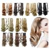 Long Straight Synthetic Hair Clips Ponytailtails Hair Drawstring Wrap Ponytailtail Ponytail Tail Hair Extensions Hair Pieces view 3