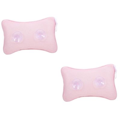 Angoily 2 pcs with Bath Shape Headrest Comfort Comfortable Practical Cup Suction Sucker Tub Bathtub