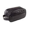 RomildaYuan Men's PU Travel Toiletry Bag: Sleek Business-Ready Makeup and Storage Companion view 1