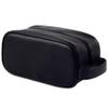 RomildaYuan Men's PU Travel Toiletry Bag: Sleek Business-Ready Makeup and Storage Companion view 3