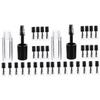 Housoutil 40 Pcs Empty Mini Toiletry Makeup Remover Refillable Lip Gloss Tubes Kit It Toothpaste Lipstick Wand Clear Lip for Women Acrylic Black view 1