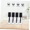Housoutil 40 Pcs Empty Mini Toiletry Makeup Remover Refillable Lip Gloss Tubes Kit It Toothpaste Lipstick Wand Clear Lip for Women Acrylic Black view 4