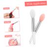 Homoyoyo 6pcs Silicone Lip Brush for Easy Lipstick Application Portable Makeup Tools and Multiple Colors for Lip Gloss view 2