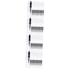 Housoutil 240 Pcs Eyebrow Brush Tiny Eyebrow Lamination Brush Brow Brush Tool Micro Eyebrow Lamination Brush Brow Lamination Brush with Caps Eyebrow Lamination Supplies Chemical Fiber view 1