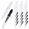Housoutil 240 Pcs Eyebrow Brush Tiny Eyebrow Lamination Brush Brow Brush Tool Micro Eyebrow Lamination Brush Brow Lamination Brush with Caps Eyebrow Lamination Supplies Chemical Fiber view 2