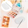 2 Sets Makeup Palette Pigment Mixing Tool Cosmetic Plate Makeup Mixing Plate Makeup Blending Tray Makeup Artist Tool Makeup Small Mixing Spatula Makeup Mixing Palette Makeup Tool view 3