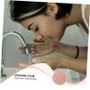 Angoily 6pcs Natural Facial Cleansing Sponges Deep Cleansing Puff for Skin Care Reusable Exfoliating Face Wash Pads for Skin Types Cleaning Sponge view 2