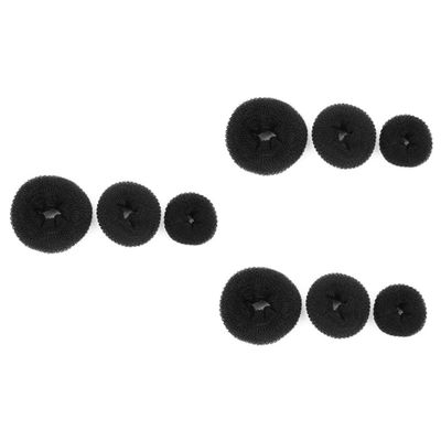 Angoily 9pcs Hair Donut Bun Maker Ballerina Chignon Styling Tool for Women Includes Large Medium Hair Accessories for Neat and Elegant Updos