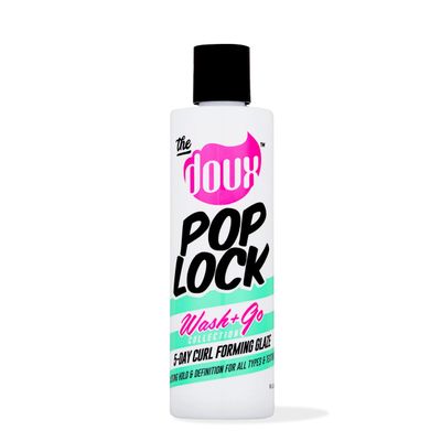 The Doux POP LOCK 5-Day Curl Forming Glaze for Natural Hair Anti-Humidity Gel with Honey & Argan Oil Curly Hair Styling Gel for Shine, Frizz Control, and Long-Lasting Curl Definition