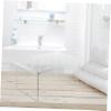 ABOOFAN 2pcs Desktop Cosmetics Storage Rack Multi-Functional Plastic Organizer for Bathroom and Vanity Easy to Clean Space-Saving Makeup Holder and Countertop Shelf Large Folding Shelf for view 2