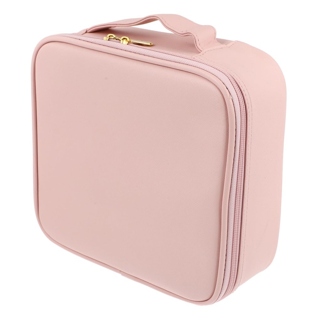 Angoily 1pc Hand-held Makeup Brush Organizer Toiletry Storage Case for Travel Large Capacity Cosmetic Pouch Versatile Makeup and Toiletry Holder Pu