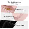 Angoily 1pc Hand-held Makeup Brush Organizer Toiletry Storage Case for Travel Large Capacity Cosmetic Pouch Versatile Makeup and Toiletry Holder Pu view 4