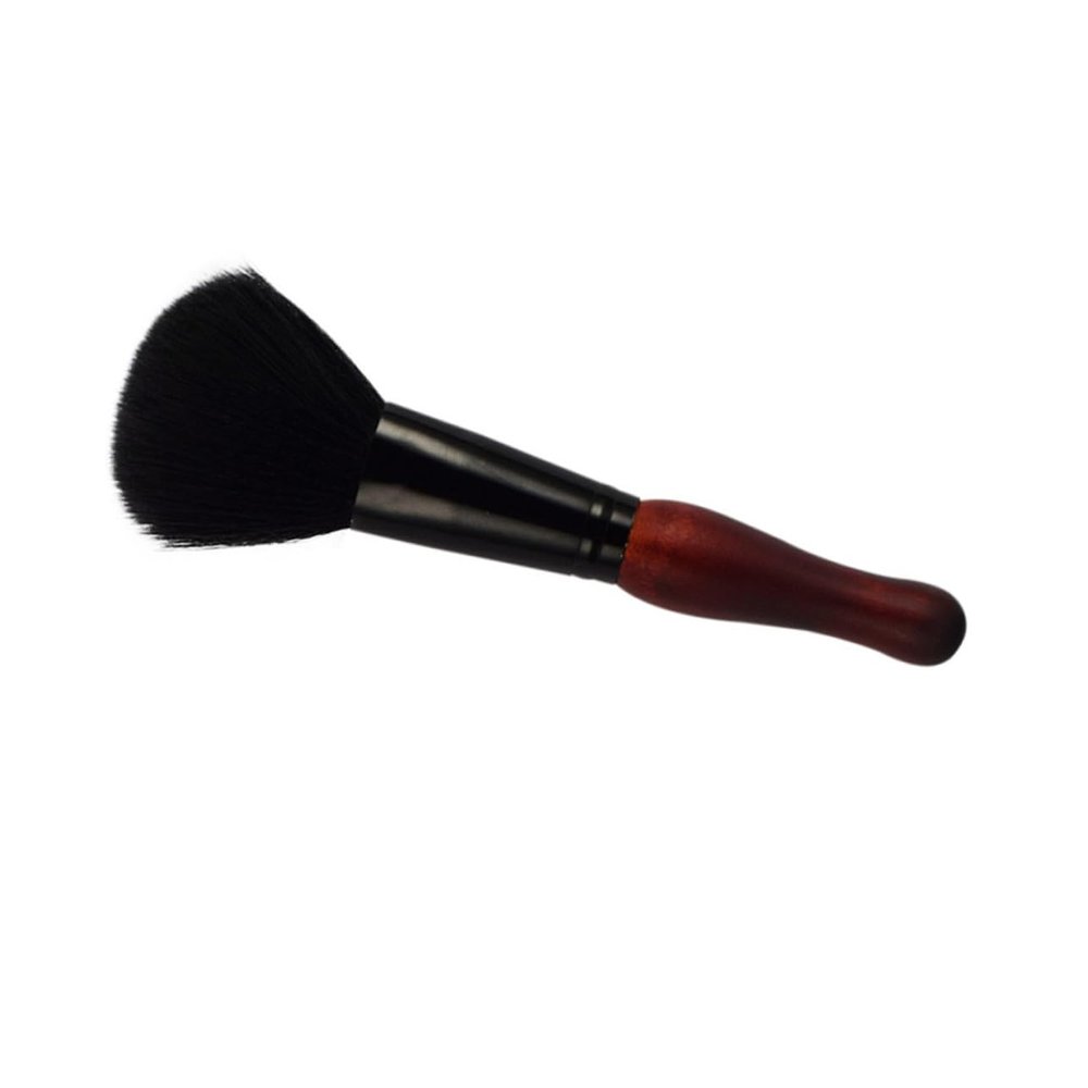 Angoily 1pc Wooden Handle Blusher Brush for Makeup Professional Nylon Fiber Cosmetics Tool for Women and Girls for Daily and Creates Natural Blush Finish