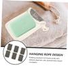 Angoily Bar Soap Mesh Bag Set 6pcs Linen Soap Saver Pouches Hanging Rope for Bath view 3
