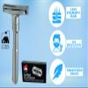 G.B.S Chrome Adjustable Men's Double Edge Safety Razor Blade and 10 G.B.S Platinum Blades Refills view 3