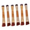 Ipetboom 6pcs Double Ended Makeup Brush Versatile Blending Buffing Tool for Foundation Blush Lightweight Design Handle Go Application view 1