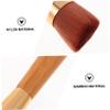 Ipetboom 6pcs Double Ended Makeup Brush Versatile Blending Buffing Tool for Foundation Blush Lightweight Design Handle Go Application view 3