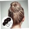 NOLITOY 3pcs Donut Bun Styler Maker Hairpin Clip and Band for Easy Updos for Parties Weddings and Daily Styling view 4