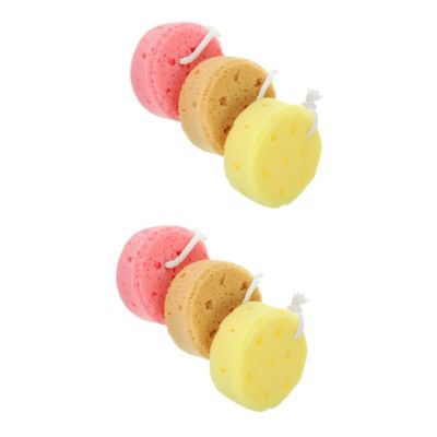 balacoo 6pcs Exfoliating Body Scrubber Bath Shower Sponges Boys and Girls Shower Sponge for Body Wash Bath Supplies for Women