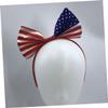 Beaupretty Bowknot Hair Loop Hair Clasp Women Headband Bow for Independence Day Decor view 3
