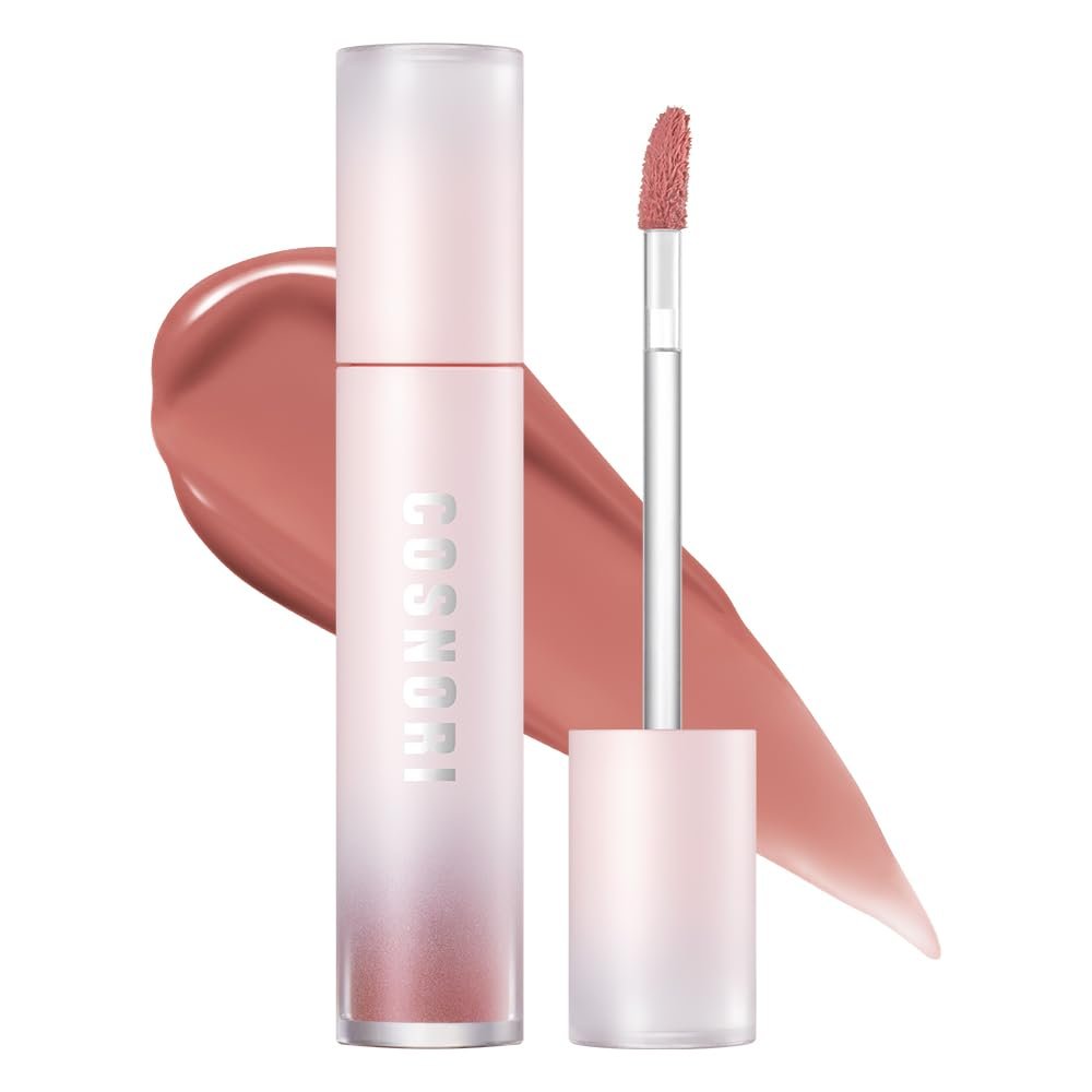 COSNORI Water Blurry Tint - Vegan Blurry Lip Tint, Lightweight & Long-lasting, Moist-watery texture, Flawless blurred lip (04 Aube Martini)
