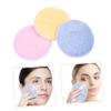 balacoo 9pcs Comfortable Makeup Applicators Rounded Cleansing Pads for Gentle Face Cleaning Soft and Washable Makeup Rounds view 2