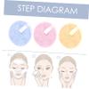 balacoo 9pcs Comfortable Makeup Applicators Rounded Cleansing Pads for Gentle Face Cleaning Soft and Washable Makeup Rounds view 4