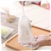 Balacoo 10pcs Handmade Soap Net Makeup Nylon Makeup Shower Foaming Nets Facial Foaming Net Exfoliating Cleansing Foaming Nets Lip Gloss White Earth Tones, 16X9cm view 3