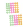 balacoo 60pcs Face Exfoliating Pads Round Compressed Facial Sponges Gentle Exfoliator for Face Makeup Sponge Facial Cleaning Tool Wood Pulp Material Non-toxic Soft view 1