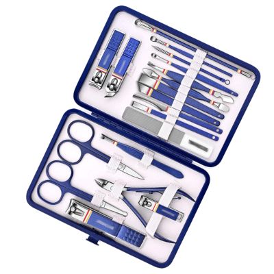 19 Pcs/Set Stainless Steel Nail Clippers Set Manicure Kits Scissors Makeup Beauty Tool Nail Cutter Set Personal Care