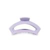 TELETIES - Medium Open Claw Clip - Strong Grip, Bendable Teeth, Comfortable Cutout Design - Ideal for Long, Thick, Curly, or Wavy Hair - For All Hair Textures - Spring Collection - Lilac view 1