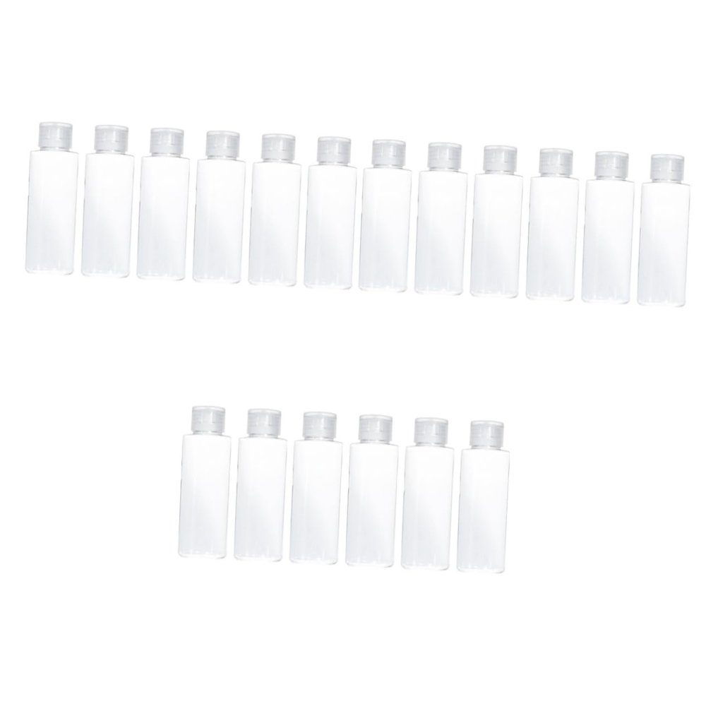 Mipcase 18pcs Travel Cosmetic Bottle Leakproof Toiletry Container Portable Empty Lotion Storage Bottle