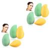 balacoo 8pcs Unique Mango Design Makeup Sponges Women Powder for Foundation Concealer Beauty view 1