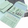 16Pcs Stainless Steel Manicure Set Household Color Nail Clippers Tools Ear Spoon Nail Cutters Scissors Kit for Nails view 3