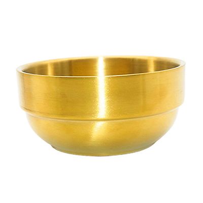 Angoily 2pcs Stainless Steel Shaving Cream Bowl Men's Shave Soap Cup Foaming Mug for Wet Shave