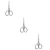 Angoily 3pcs Stainless Steel Beard Trimming Scissors for Men Precision Shears Silver for Facial Hair Grooming view 1