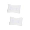 Angoily 2pcs Comfortable Mesh Bath Tub Pillow Cups for Relaxation Quick Drying Ergonomic Design for Neck and Back Support Any Bathtub Spa view 1