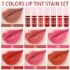 7 Colors Lip Stain Set, Watery Lip Tint Stain Mini Liquid Matte Lipstick, Multi-use Lip Cheek Tint, Moisturizing Plump Lip Gloss, Lightweight Non-Sticky, Long Lasting Vivid Lip Tint Makeup (Peach) view 3