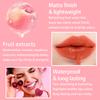 7 Colors Lip Stain Set, Watery Lip Tint Stain Mini Liquid Matte Lipstick, Multi-use Lip Cheek Tint, Moisturizing Plump Lip Gloss, Lightweight Non-Sticky, Long Lasting Vivid Lip Tint Makeup (Peach) view 4