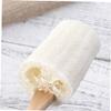 Angoily 2pcs Natural Loofah Back Scrubber Brush Wooden Handle for Exfoliating Brush for Smooth Skin and Easy Hanging Drying view 3