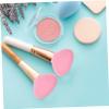 Beavorty 2pcs Silicone Makeup Brush Organizer Travel Cover Brush Holder Makeup Organizer for Travel Cover view 4