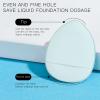 10pcs Elastic Finger Makeup Sponge, Soft Beauty Makeup Blender Puff Mini Triangle Makeup Puff for Home and Travel Makeup view 2