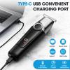 7d24hcare Beard Trimmer for Men - 5 in 1 Kit Electric Razor, Nose Hair Trimmer with LED Display, Cordless Mustache Body Face Grooming Kit, Waterproof Rechargeable Beard Shaver view 3