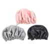 Angoily 9pcs Adjustable Hair Bonnet Soft Satin Shower Visor Hair Collector for Shower Women Loss Cap view 1