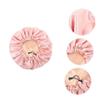 Angoily 9pcs Adjustable Hair Bonnet Soft Satin Shower Visor Hair Collector for Shower Women Loss Cap view 3