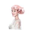 Angoily 9pcs Adjustable Hair Bonnet Soft Satin Shower Visor Hair Collector for Shower Women Loss Cap view 4