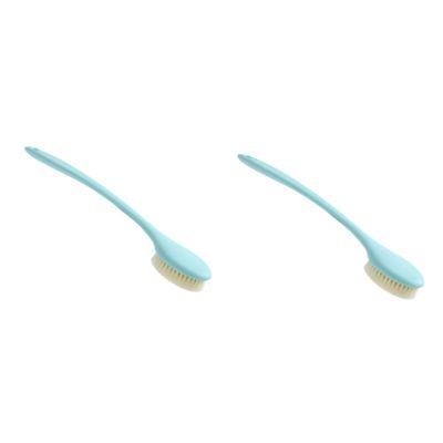 Angoily 2pcs Handle Bathing Brush Soft Bristles for Exfoliating Body Scrub Bathing Tool for Shower Use Gentle Dead Skin Removal and Circulation