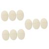 Angoily 9pcs Exfoliating Loofah Pads for Deep Cleansing Plant Body Scrubber Towels for Smooth Skin Portable Bath Sponge for Men and Women and Gentle Exfoliation view 1