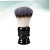Angoily 2pcs Portable Nylon Beard Brush Resin Handle Soft Bristles for Gentle Grooming Men Shaving Tool Travel-friendly Design for Easy Use view 3